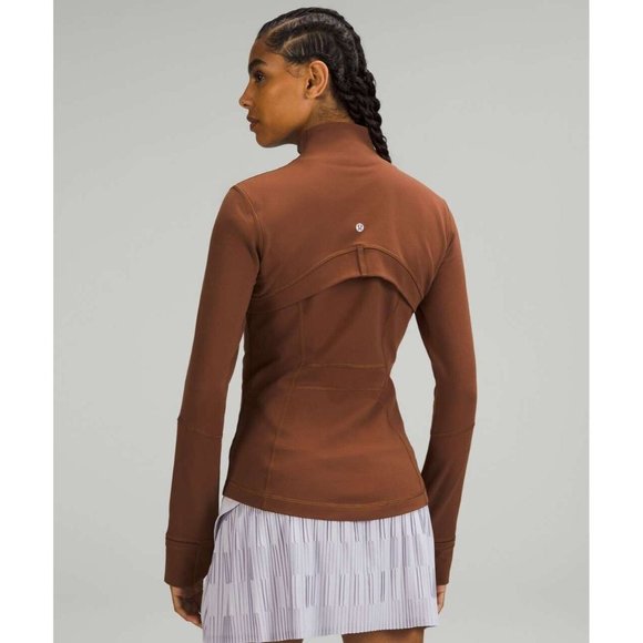 LULULEMON Define Roasted Brown Luon Slim Fit Full Zip Jacket, Size 6 - Picture 12 of 14